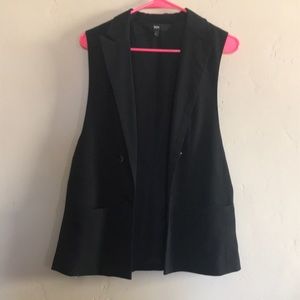 Long Black vest